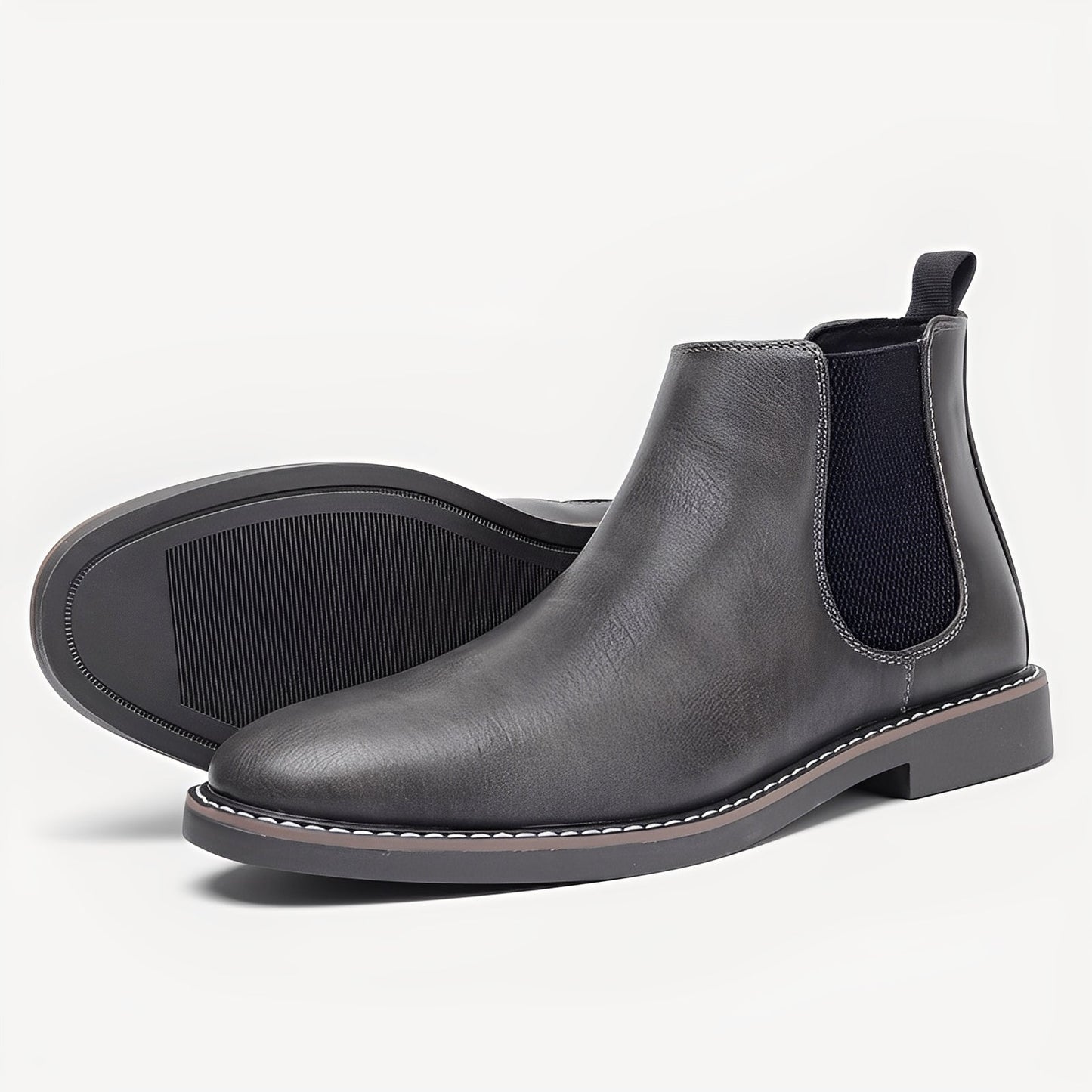 Clifton - Tradycyjne skórzane buty Chelsea dla mężczyzn