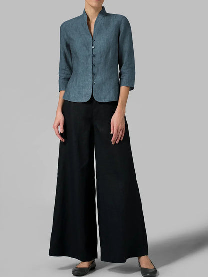 Brynna - Damska Bluzka Wysokiej Jakości z Golfem