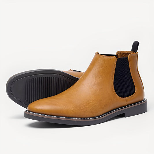 Clifton - Tradycyjne skórzane buty Chelsea dla mężczyzn