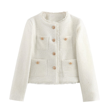 Racquel - Szykowny damski żakiet z wełny