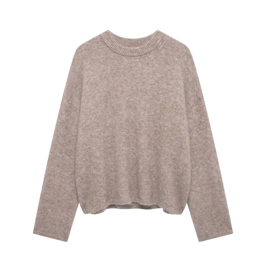 Mallory - Kobiecy luźny sweter w streetowym stylu
