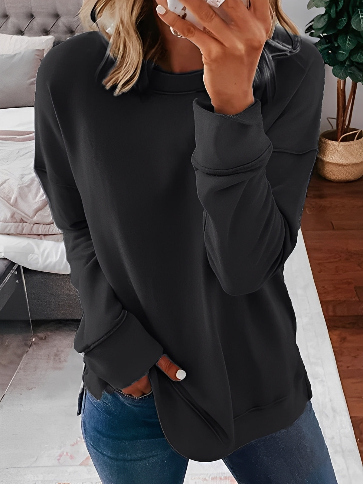 Annalee - Kobiecy sweter retro o wygodnym kroju