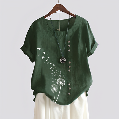 Isabelle - Wygodna koszulka z krótkimi rękawami dla kobiet