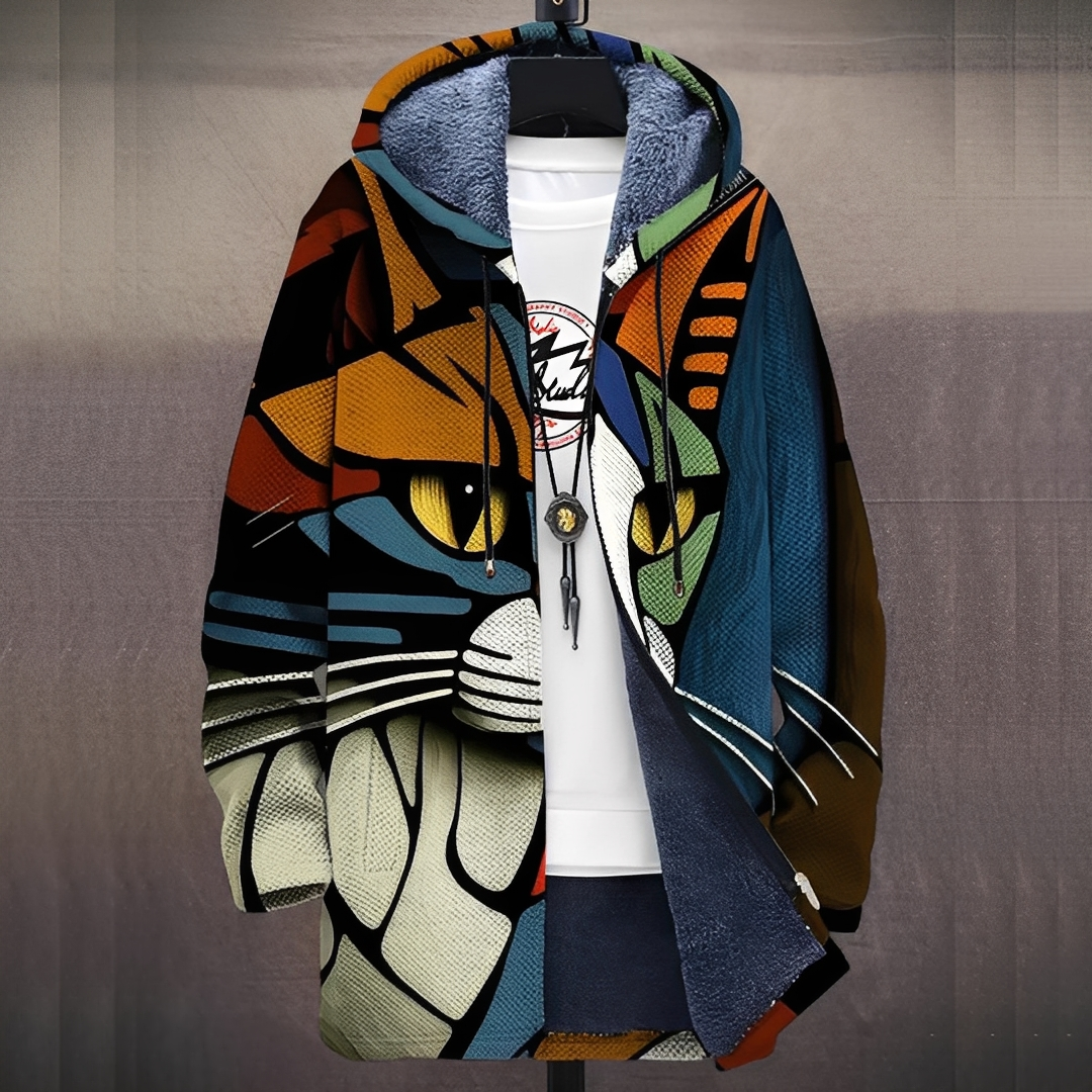 Antonny - Męska kurtka z unikalnym nadrukiem