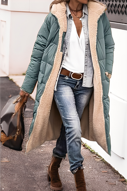 Carina - Stylowy damski płaszcz parka z kapturem