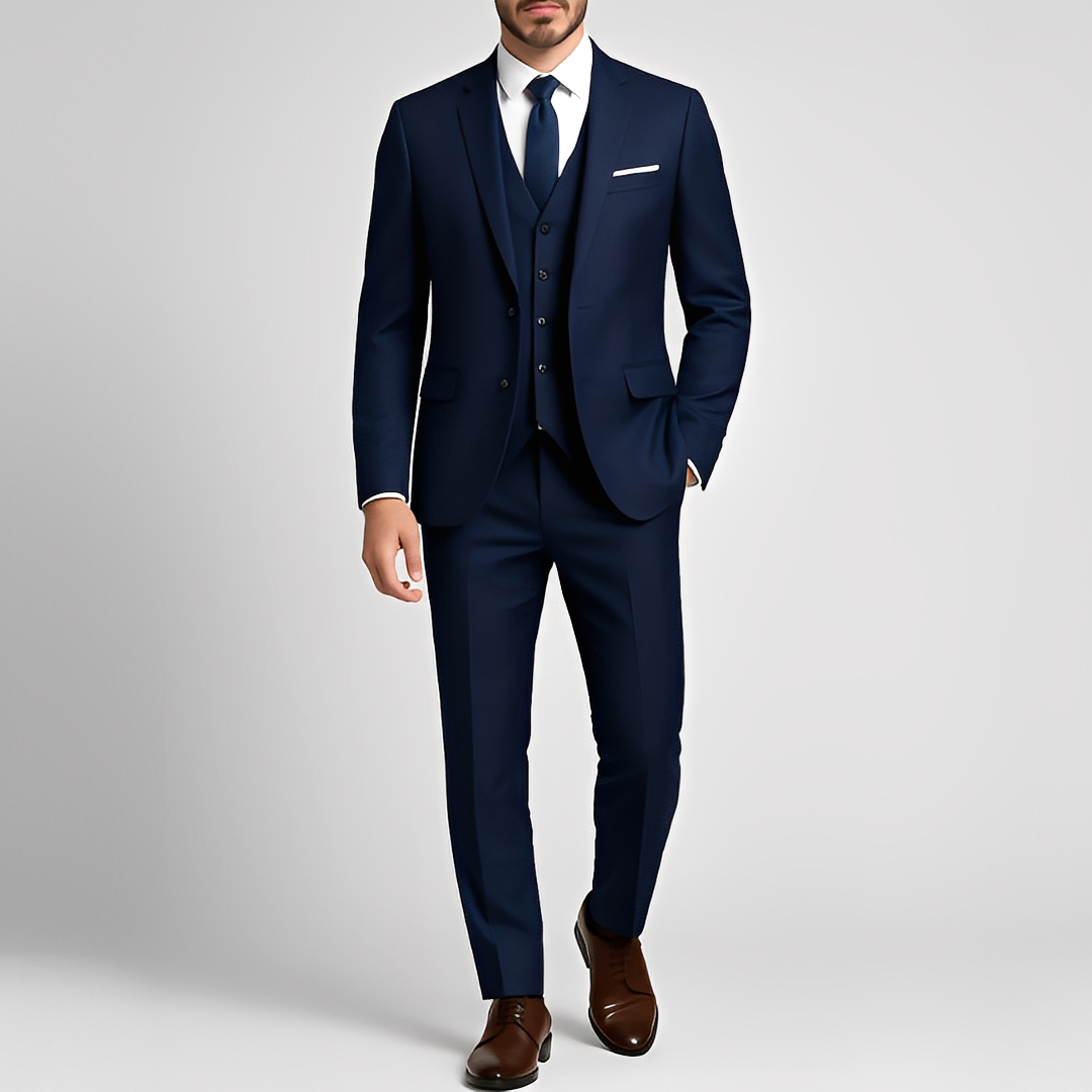 Juliane - Elegancki męski garnitur 3-częściowy