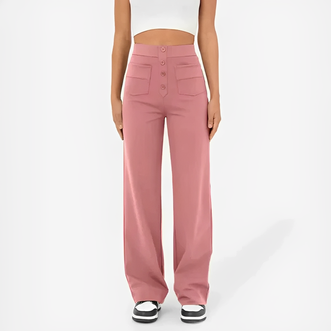 Dara - Stylowe spodnie z wysokim stanem dla kobiet