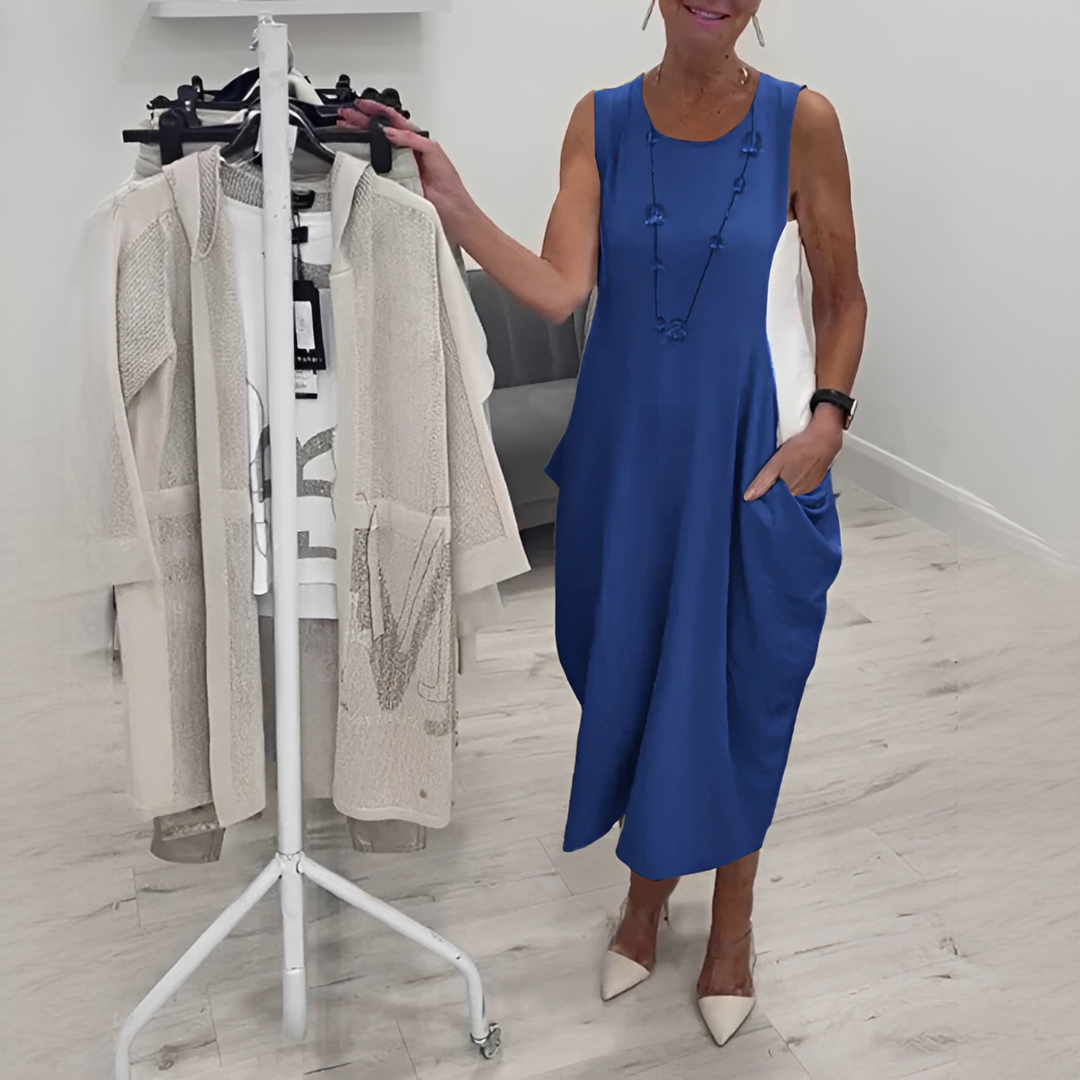 Dinna - Luźna i wygodna sukienka dla kobiet