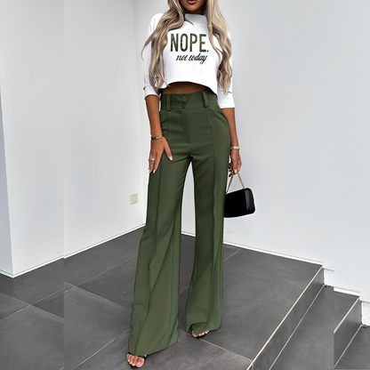 Mélisande - Stylowa bluzka i spodnie dla kobiet