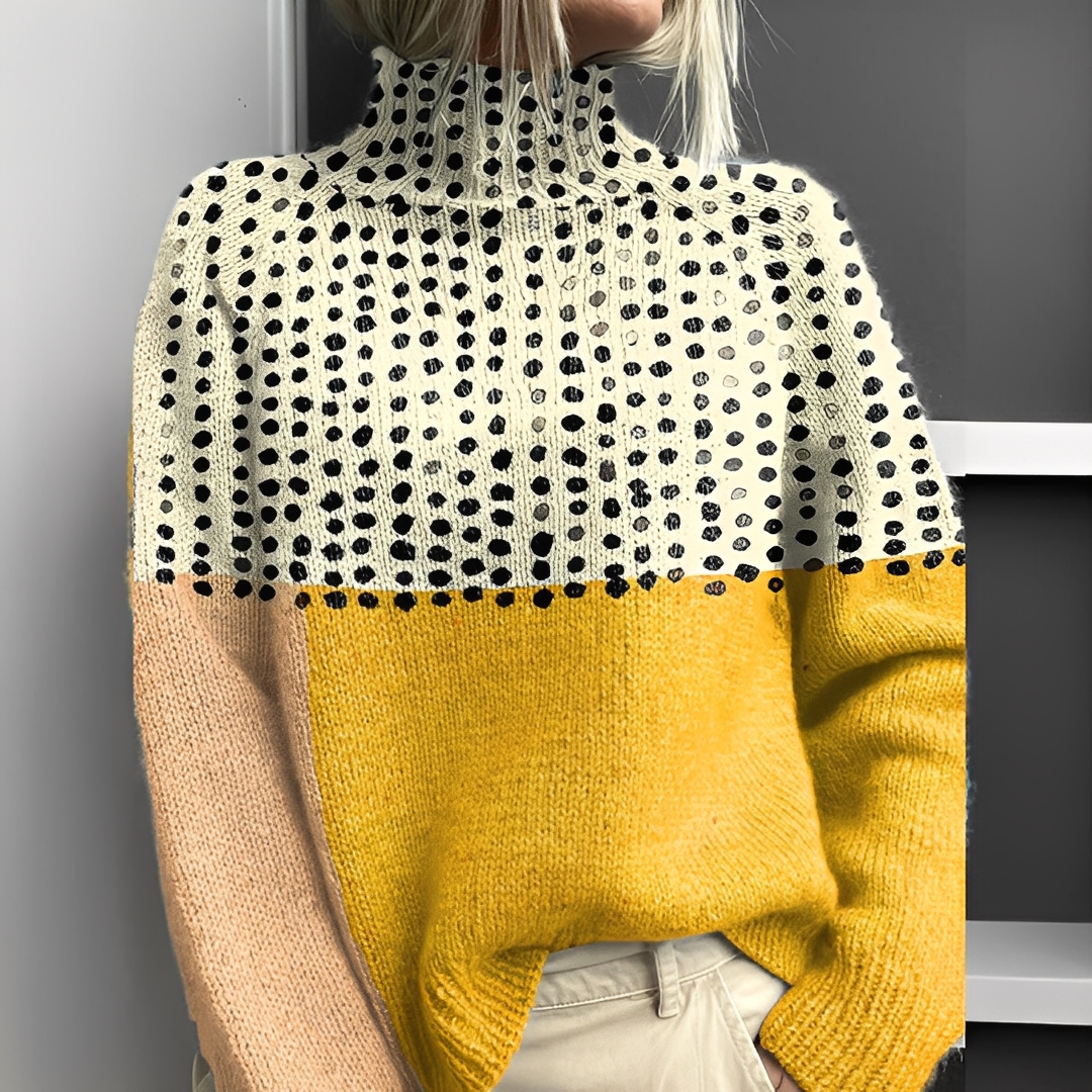 Olivia - Komfortowy sweter z golfem dla kobiet