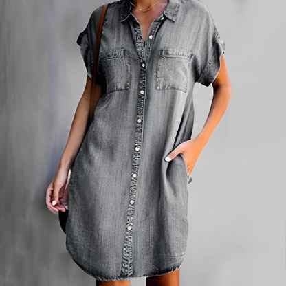 Camillyn - Modna sukienka jeansowa dla kobiet
