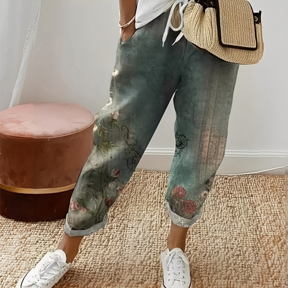 Jacinthe - Wygodne damskie spodnie z paskiem