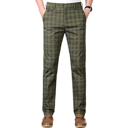Hayavert - Stylowe męskie spodnie w kratę