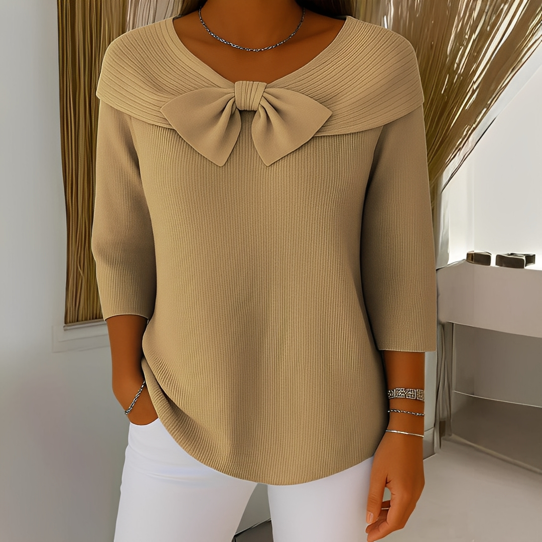 Anina - Stylowy dzianinowy sweter damski