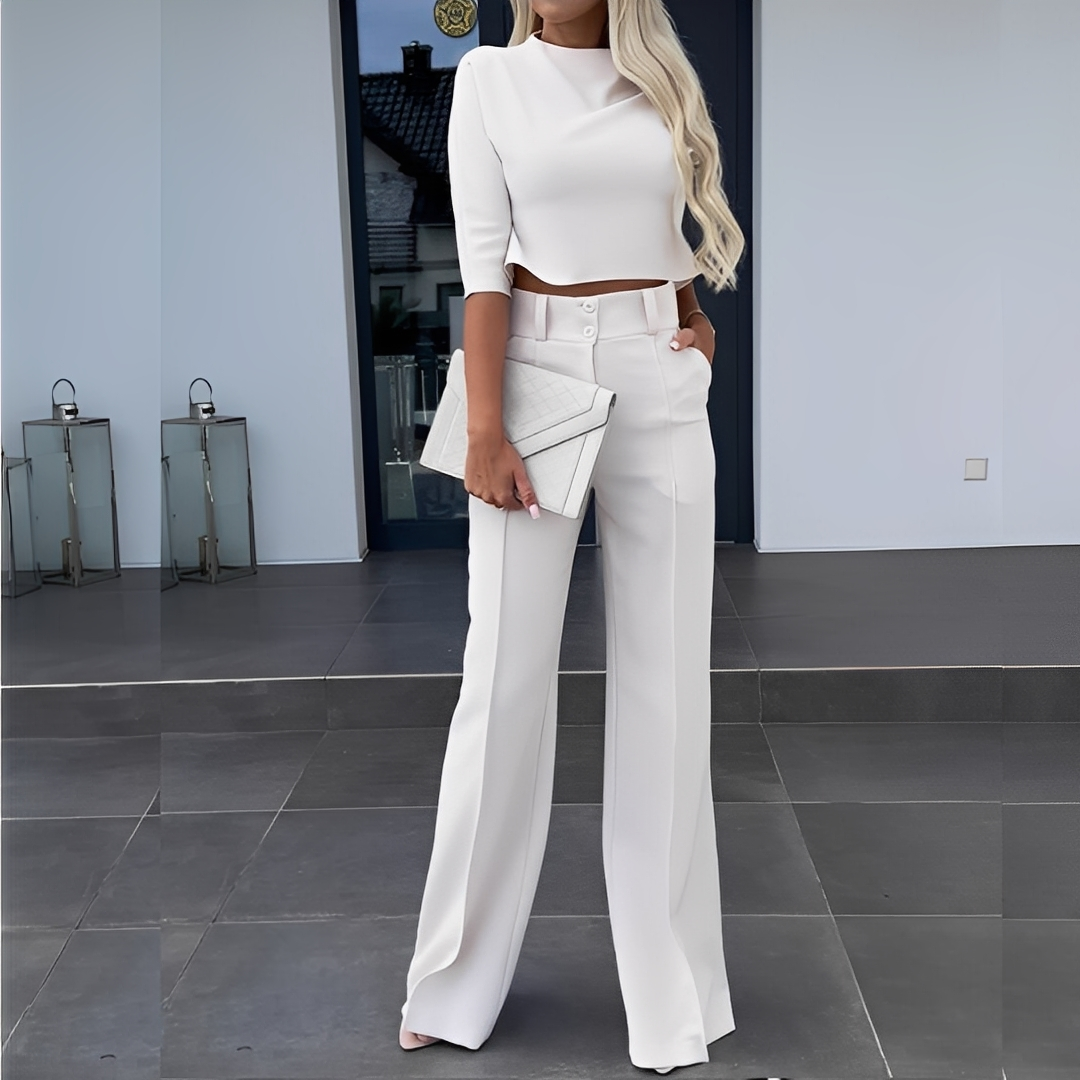 Mélisande - Stylowa bluzka i spodnie dla kobiet