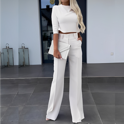 Mélisande - Stylowa bluzka i spodnie dla kobiet