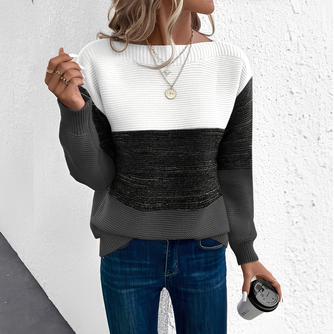 Anelie - Trendy sweter dziany dla pań