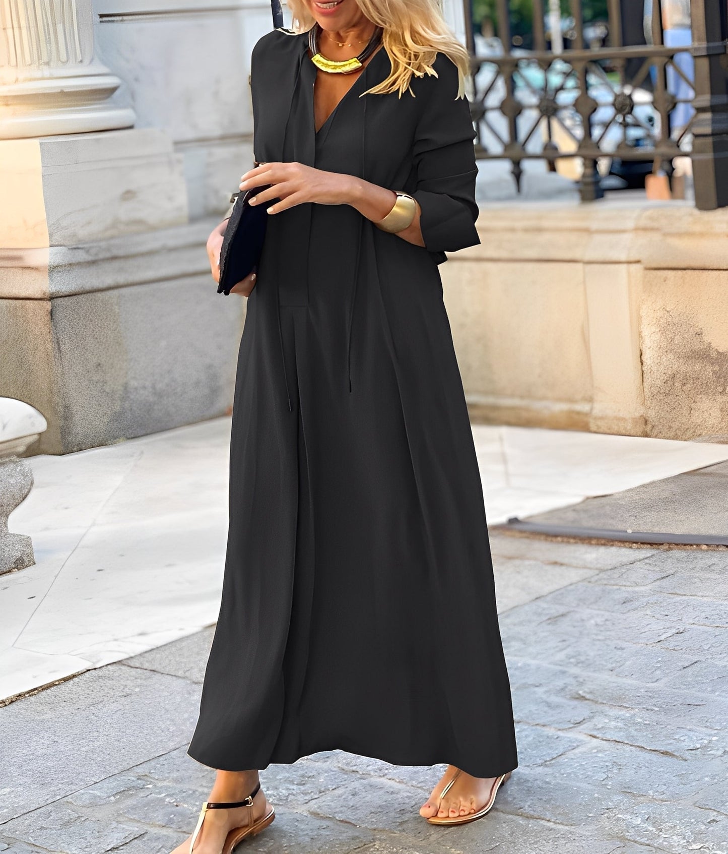 Christèle - Sukienka luźna i wygodna dla kobiet