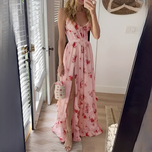 Eunise - Elegancka sukienka w kwiaty dla kobiet