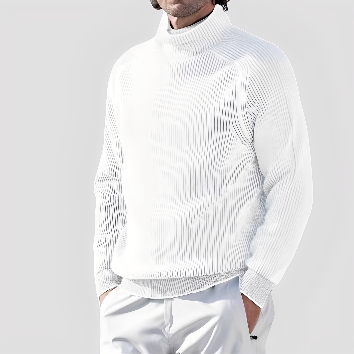 Chadwick - Męski golf z wełny, stylowy i ciepły