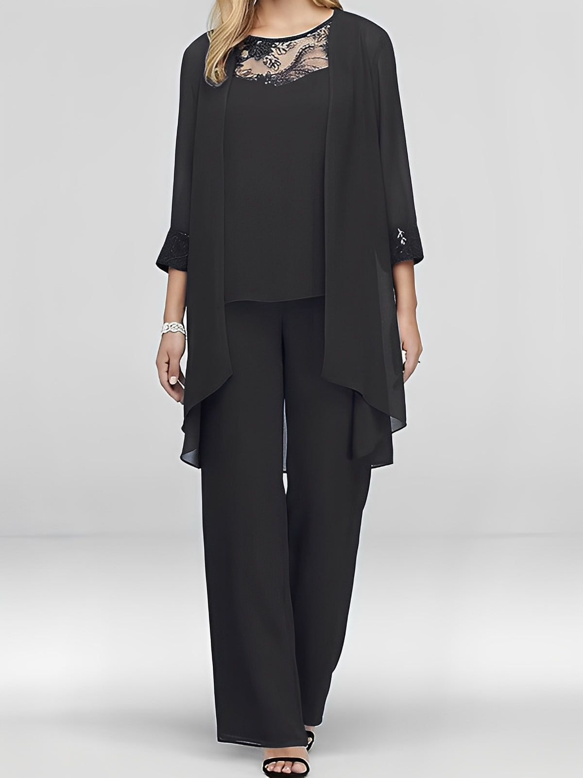 Nathalie - Elegancki zestaw trzyczęściowy dla pań