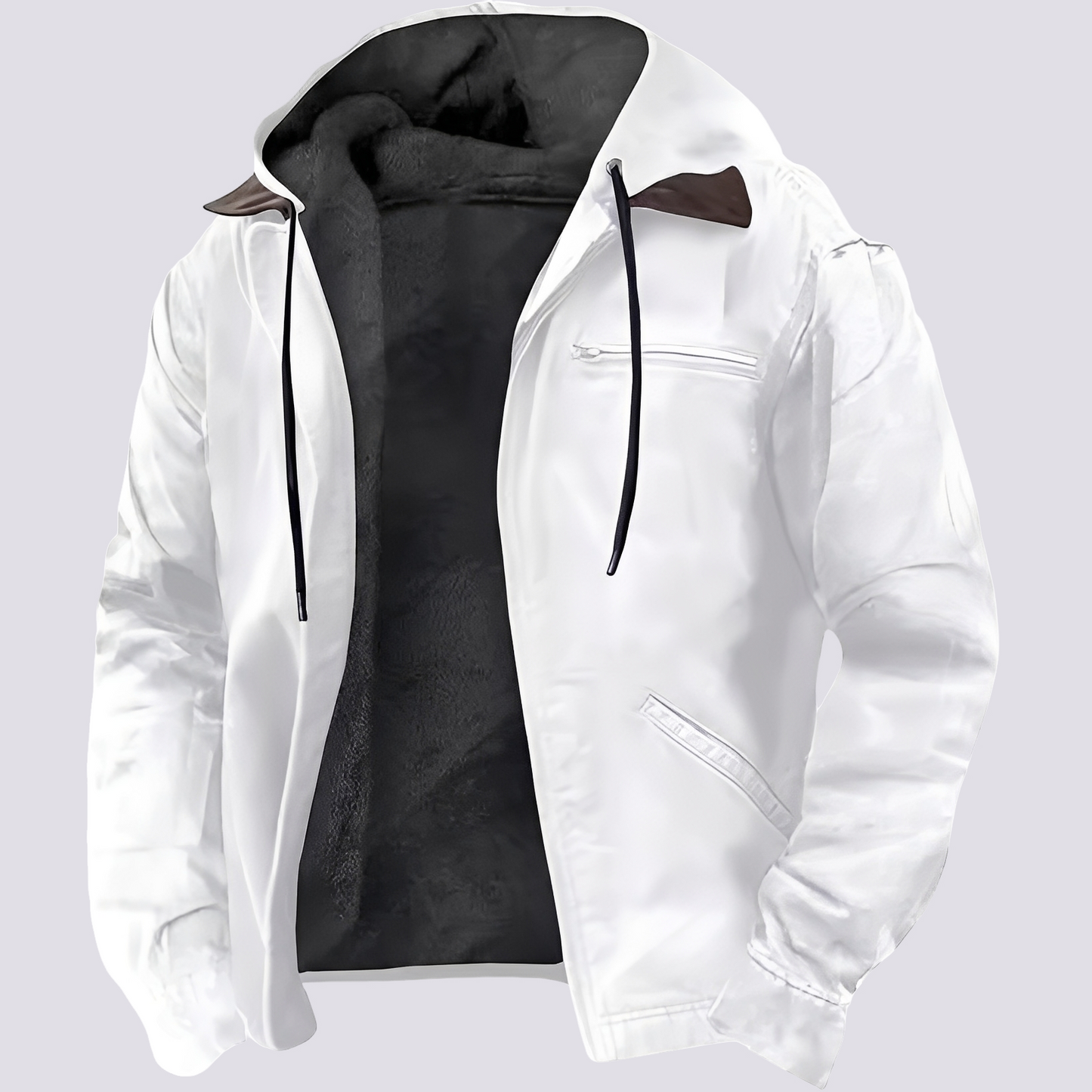 Harris - Męska kurtka pikowana z kapturem, luźny krój