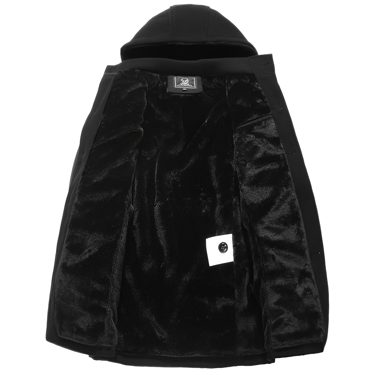 Robert - Nowoczesny, ciepły trencz dla mężczyzn z podszewką z sztucznego futra