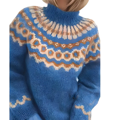 Fiona - Damski golfowy sweter