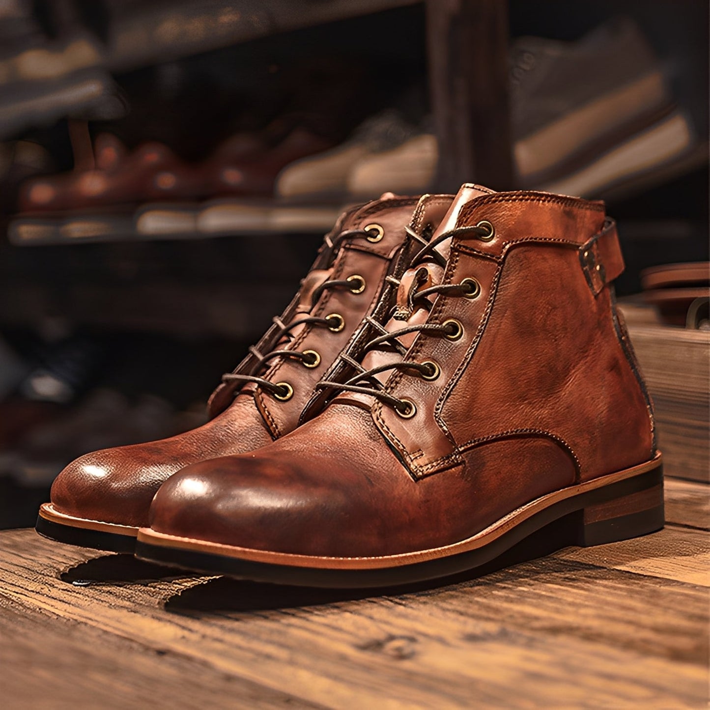 Chester - Retro-Martin-men’s leather shoes