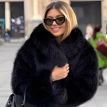 Jennifer - Stylowa kurtka ze sztucznego futra dla kobiet