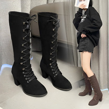 Bonnie - Stylowe damskie kozaki do kolan