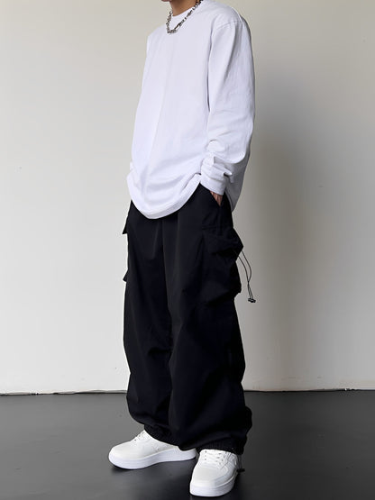 Clark - Stylowe, luźne spodnie cargo dla mężczyzn