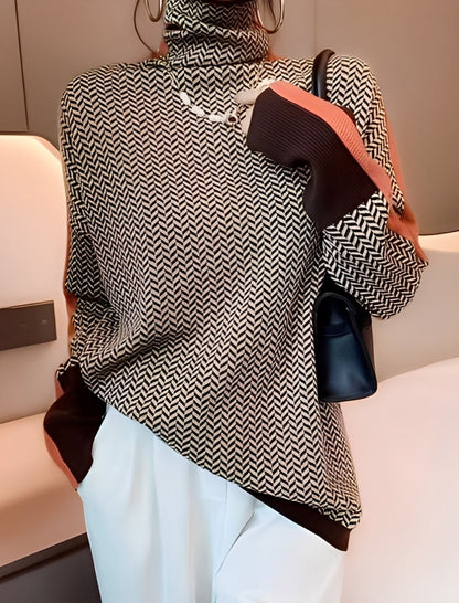 Bryony - Modny damski sweter z golfem