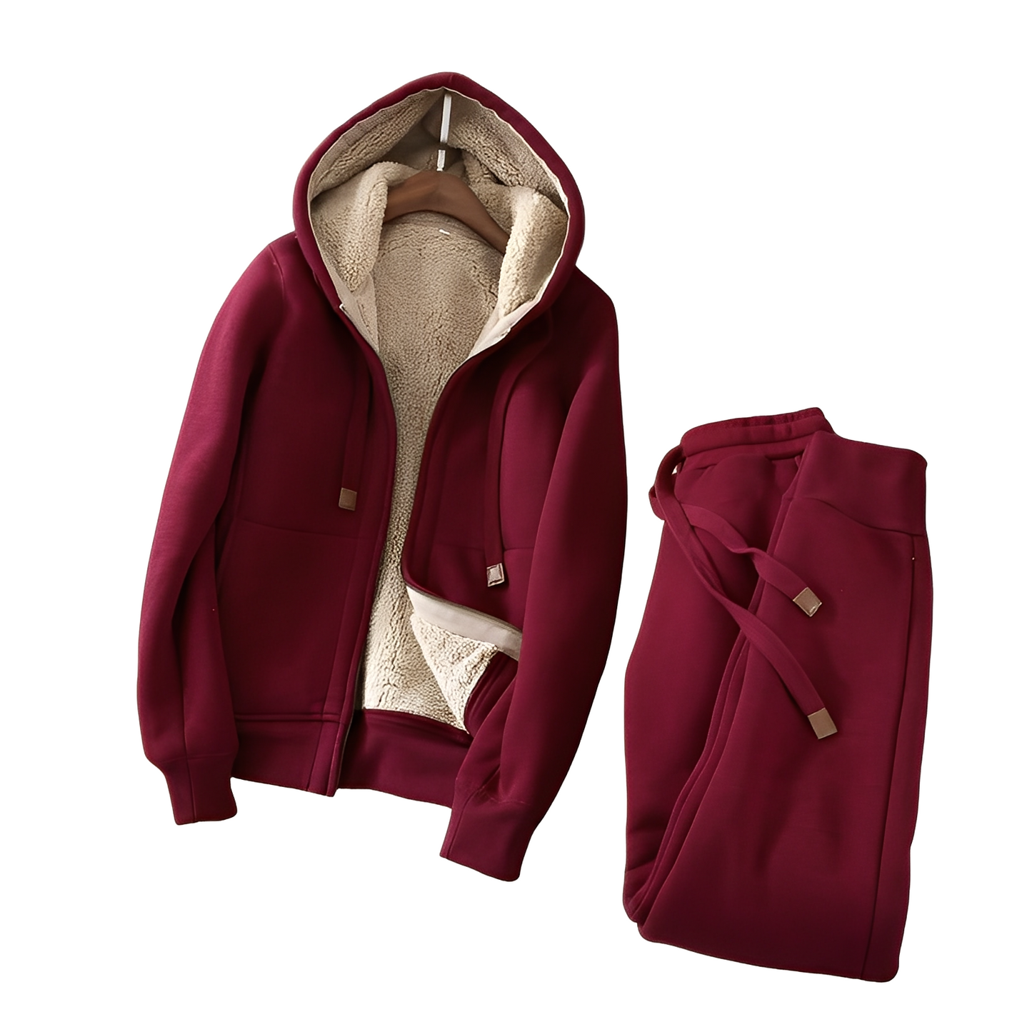 Monica - Męski zestaw dresowy z kapturem i spodniami