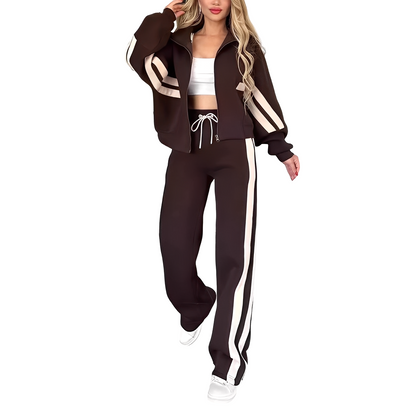 Maddie - Stylowy dwuczęściowy zestaw sportowy dla kobiet