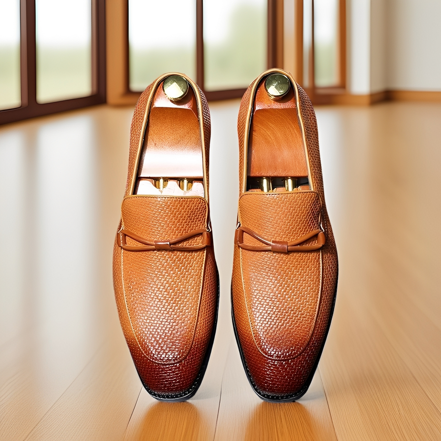 Phillip - Stylowe buty oxford-slipper dla mężczyzn do pracy