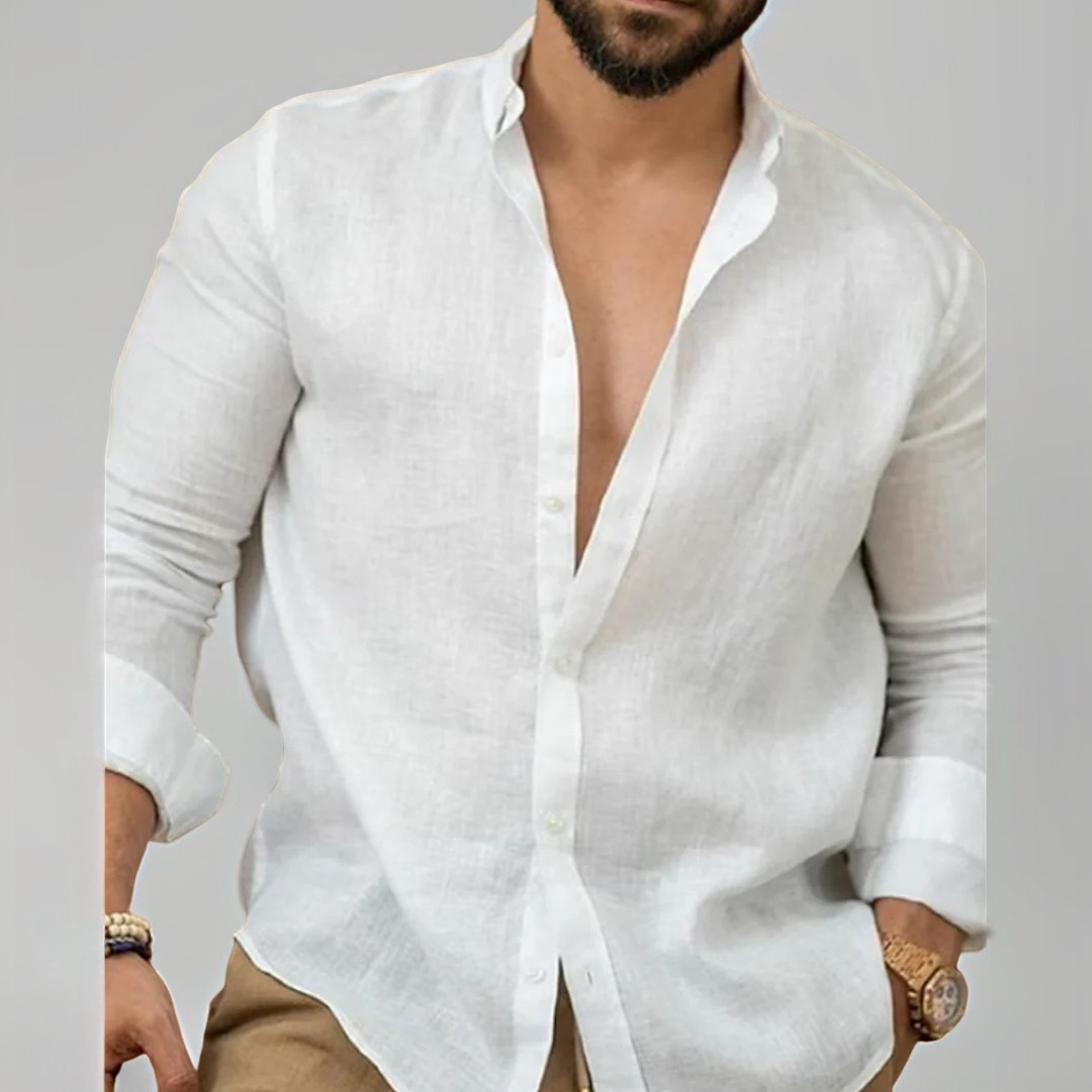 Kurt - Elegancka męska koszula z długim rękawem
