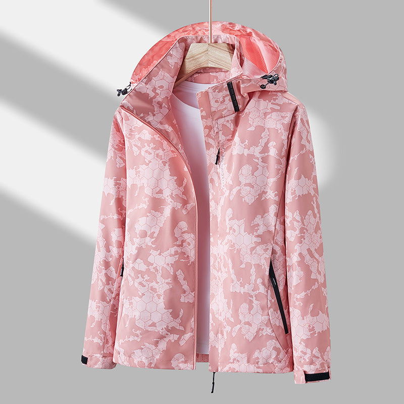 Daly - Unisex-Wiatrówka z Nadrukiem