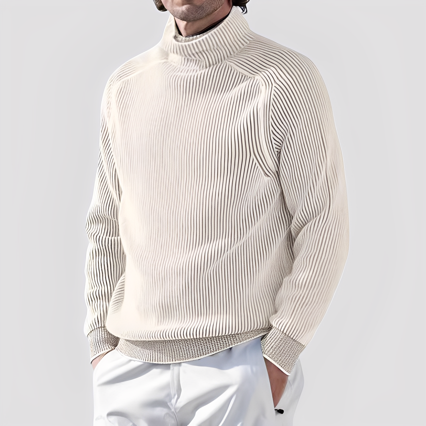 Chadwick - Męski golf z wełny, stylowy i ciepły