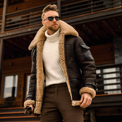 Jarod - Stylowa zimowa kurtka z polarem dla mężczyzn