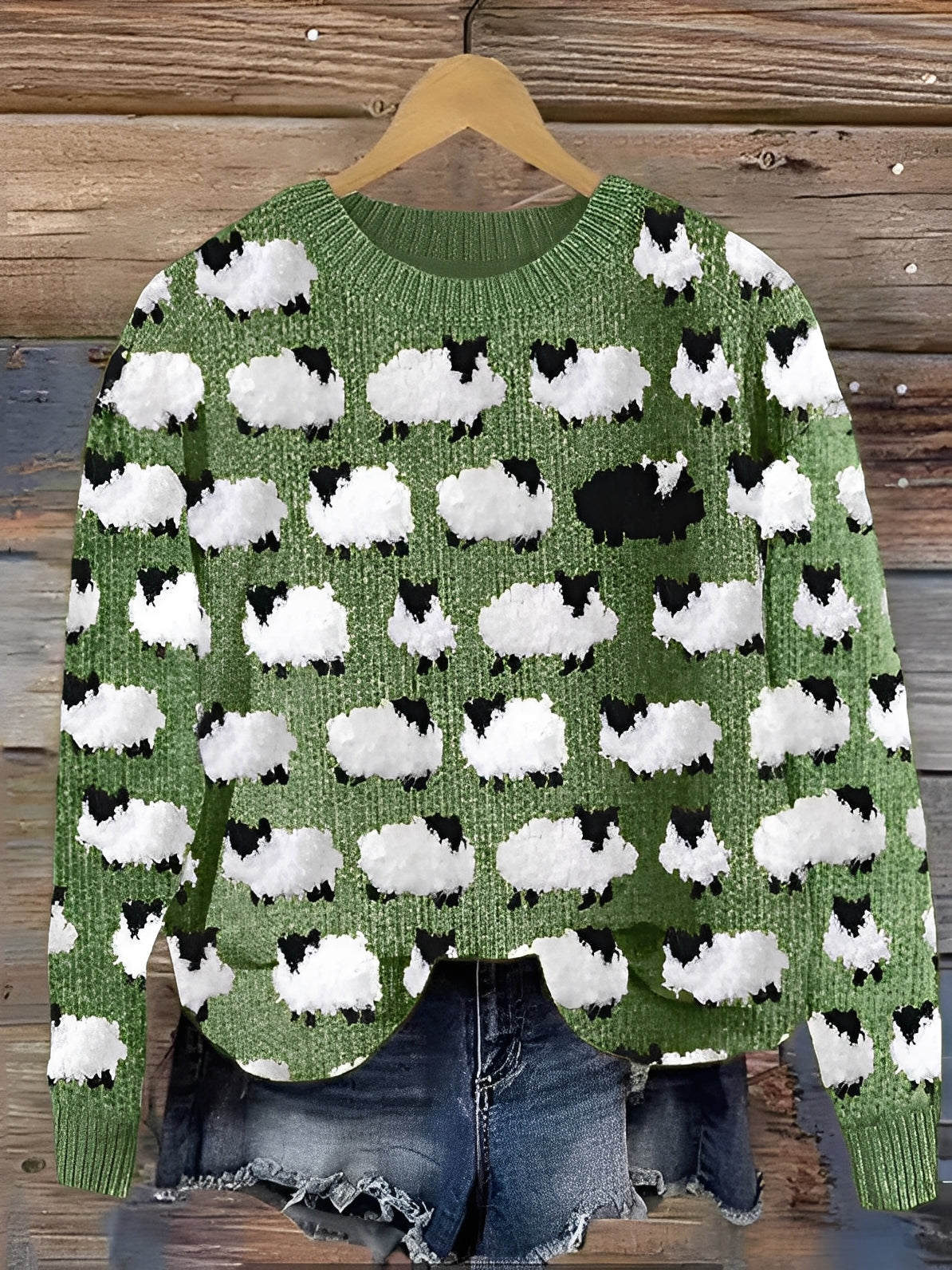 Shannah - Wygodny damski sweter z eleganckim wzorem