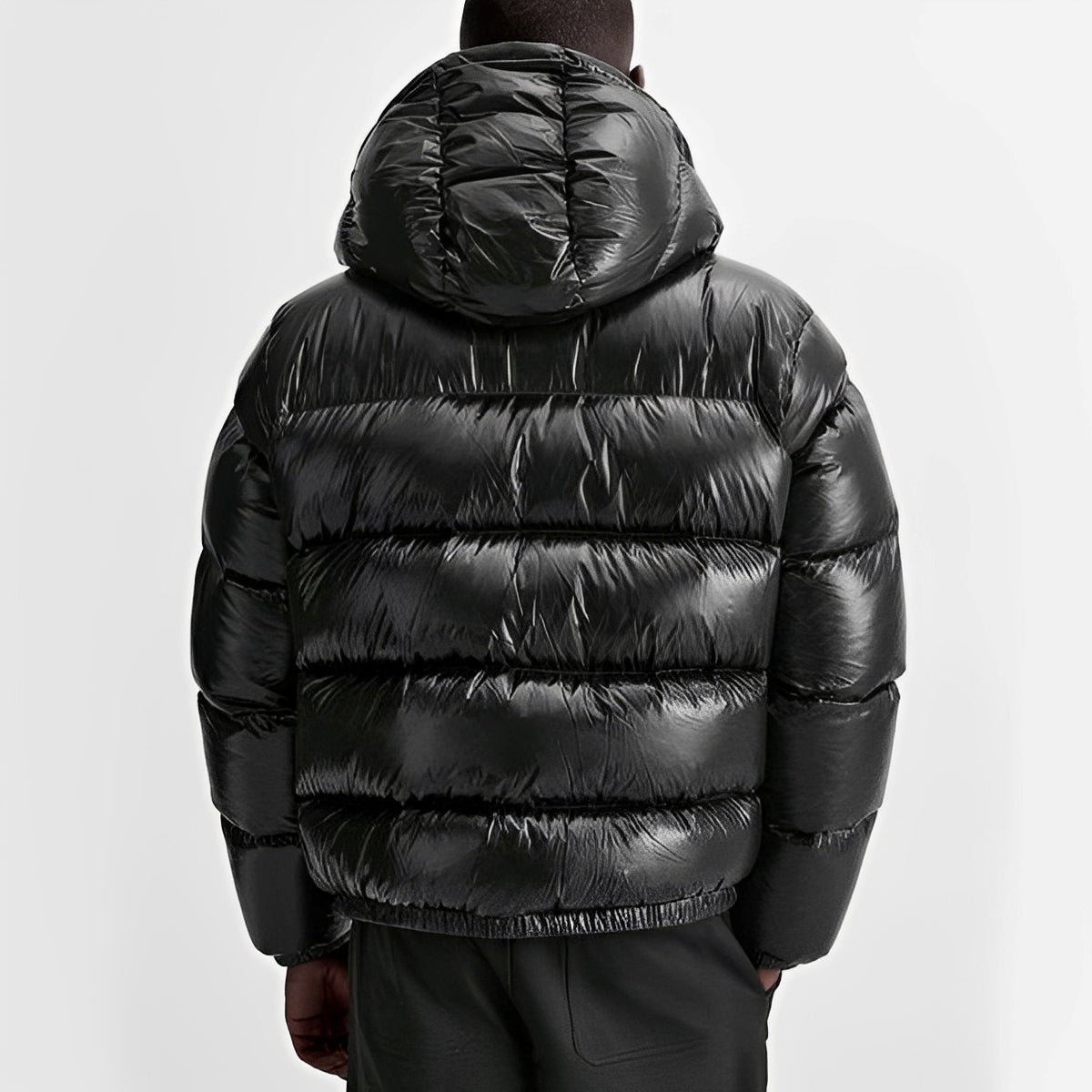 Myles - Męska gruba puchowa kurtka z kapturem