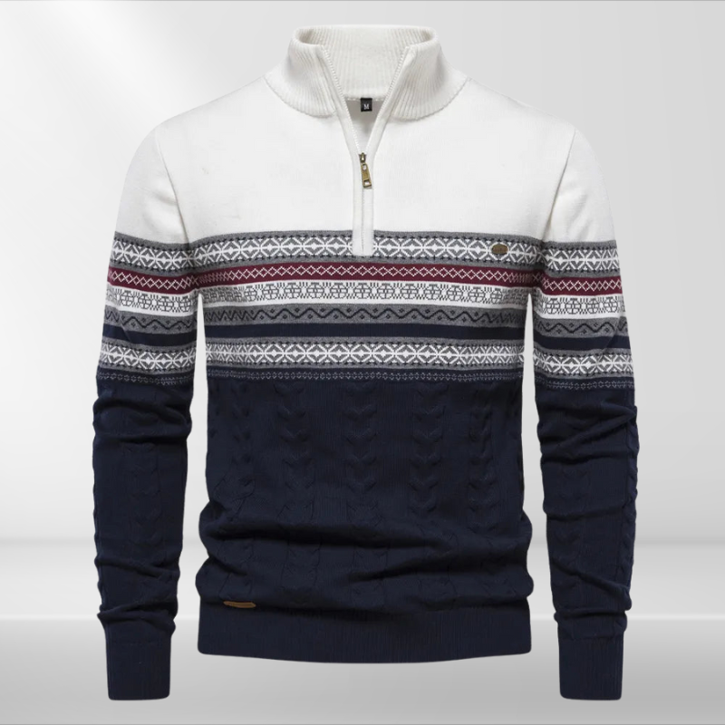 Rudy – Stylowy Sweter w Retro Stylu dla Mężczyzn