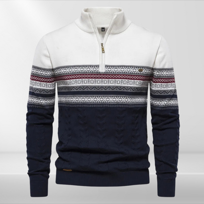 Rudy – Stylowy Sweter w Retro Stylu dla Mężczyzn