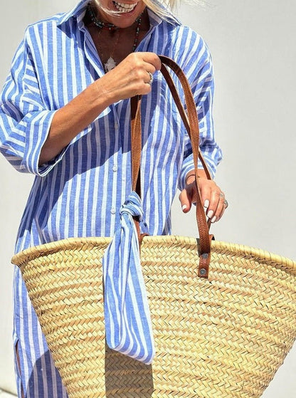 Margrethe - Koszula w paski Klasyk