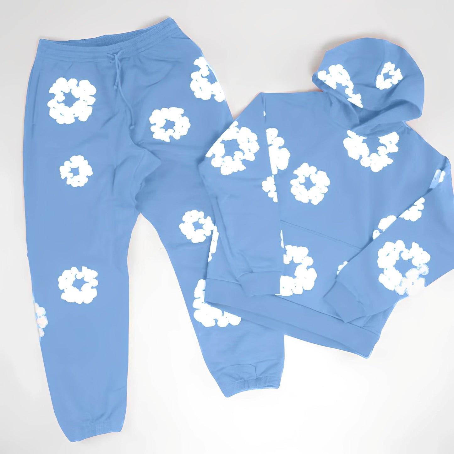 Theresa - Stylowy, luźny zestaw z kwiatowym wzorem dla kobiet