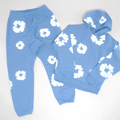 Theresa - Stylowy, luźny zestaw z kwiatowym wzorem dla kobiet