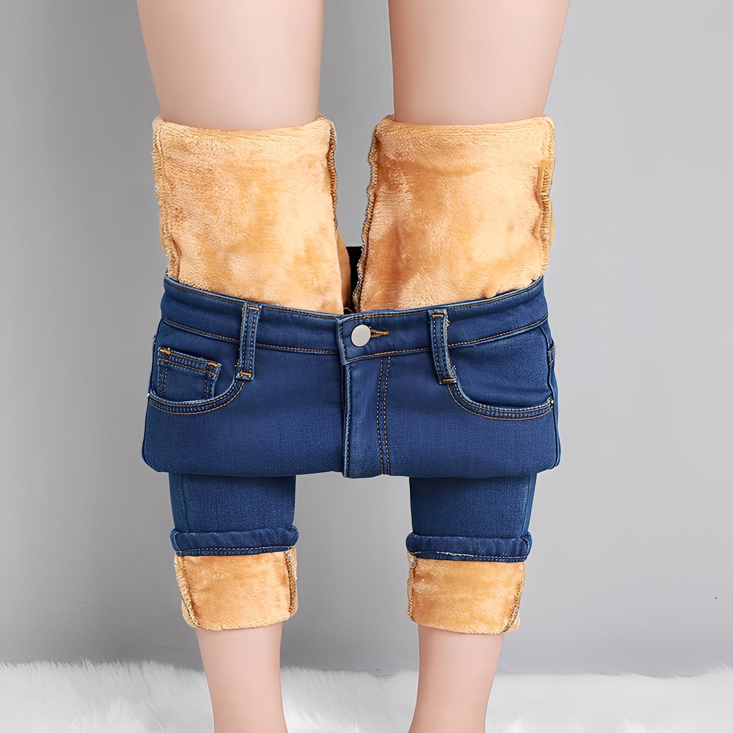 Betty - Termoaktywne, ciepłe jeansy skinny dla kobiet