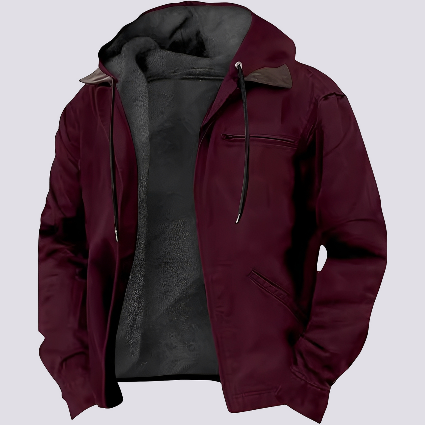 Harris - Męska kurtka pikowana z kapturem, luźny krój