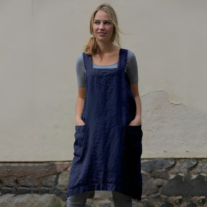 Mozelle - Luźna sukienka z kieszeniami dla kobiet